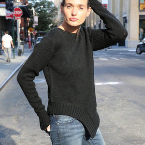 Marcellamoda NY Black wool sweater